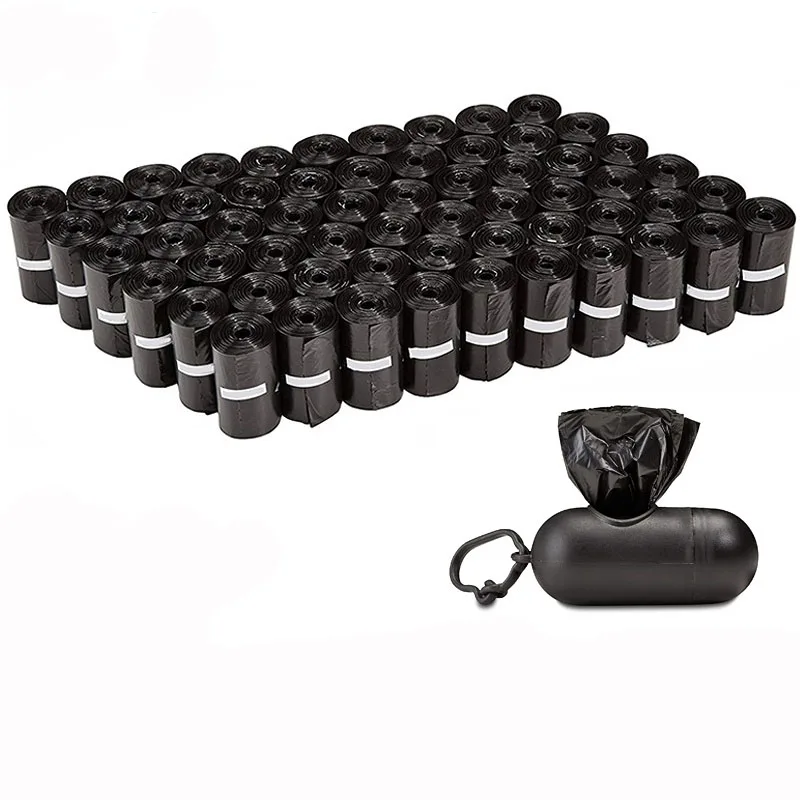 강아지용 대형 고양이 쓰레기 봉투, 강아지용 120 롤, 야외 가정 청소 리필 쓰레기 봉투, 반려동물 용품, 15 봉지/롤 