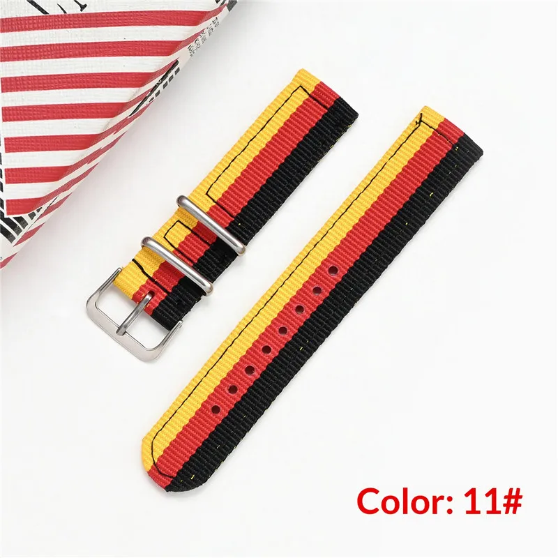 Universal Waterproof Nylon Canvas Watch Band - Premium Sport Strap