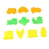 10 Piece Plastic Car Ship Plane Sand Clay Mold Kit Kids Sandbox Toy 4