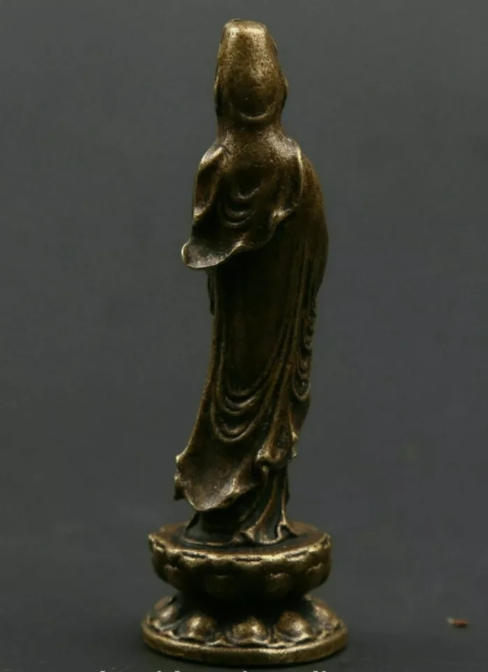 50 ミリメートル中国ブロンズ観音仏教観音観音観音像 - AliExpress