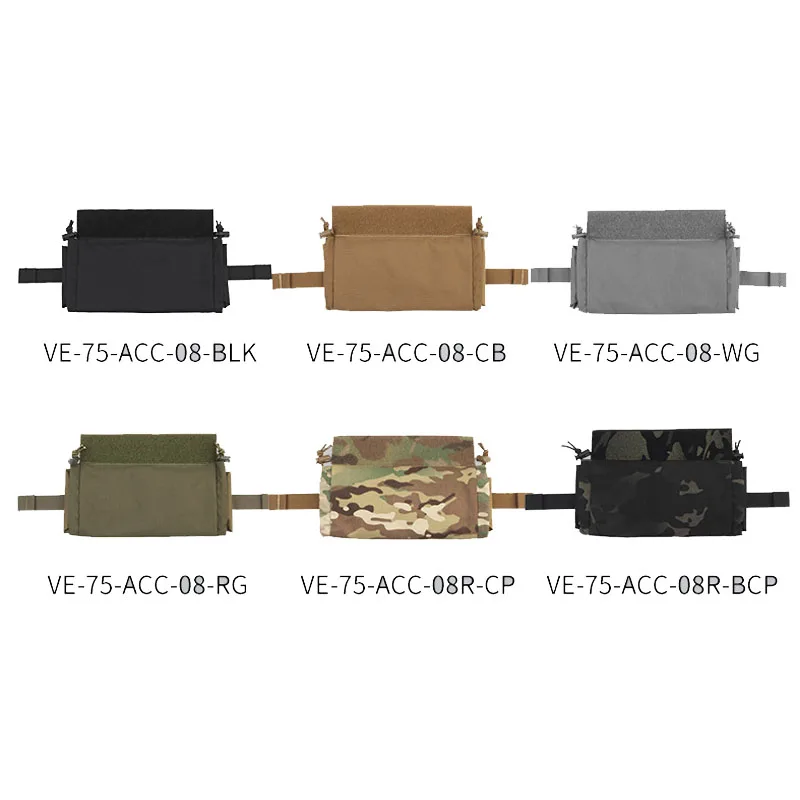 

V5 FC Tactical Vest Expansion Abdominal Medical Bag Pouch Chest Hanging Roll First-aid Kit Military Emergency Tools Pack