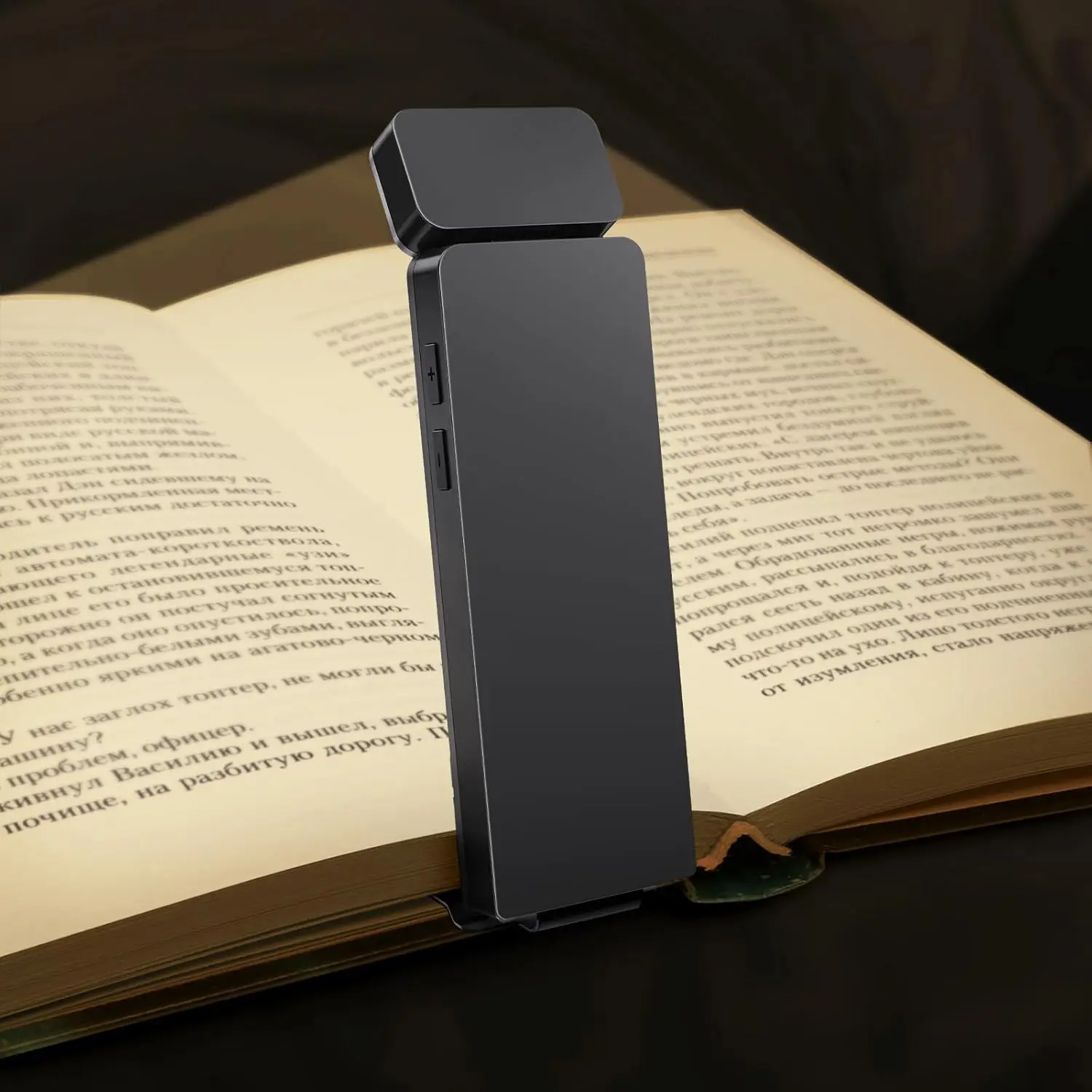 Rechargeable LED Clip-On Book Light with Adjustable Brightness and Eye-Protection