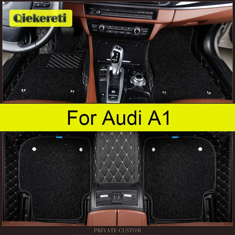Qiekereti Car Floor Mats For Audi A1 Foot Coche Accessories Auto