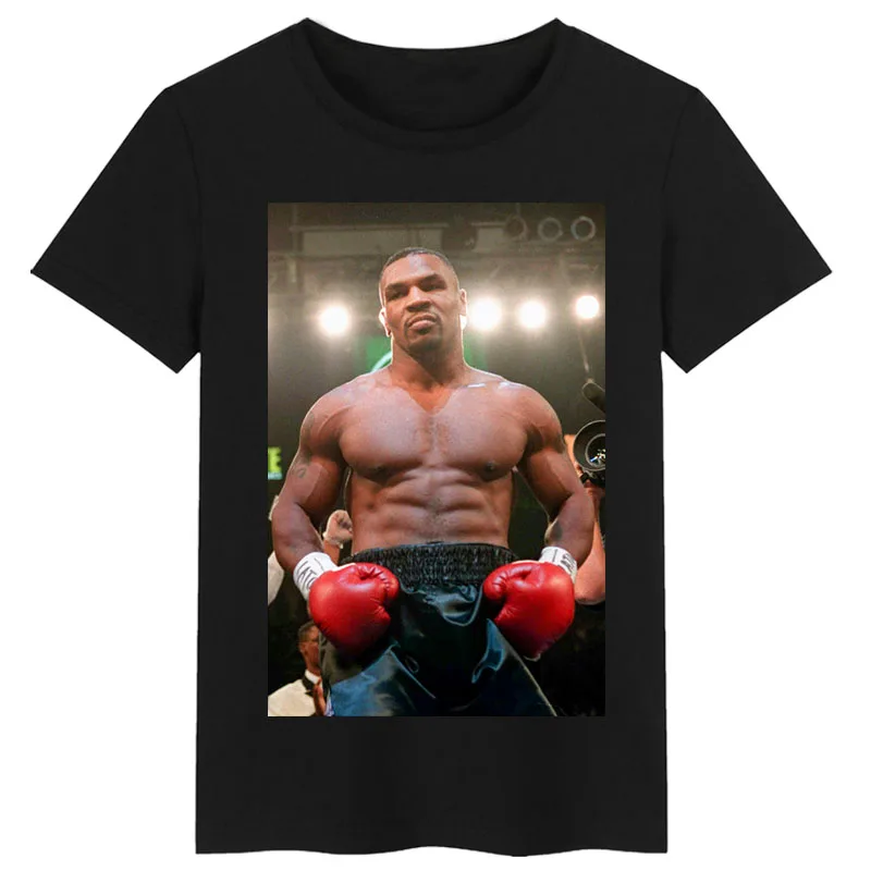 

Boxing Champion Mike Tyson Memorializes Boxing Fans T Shirt New 100% Cotton Short Sleeve O-Neck T-shirt Casual Clothing Mens Top