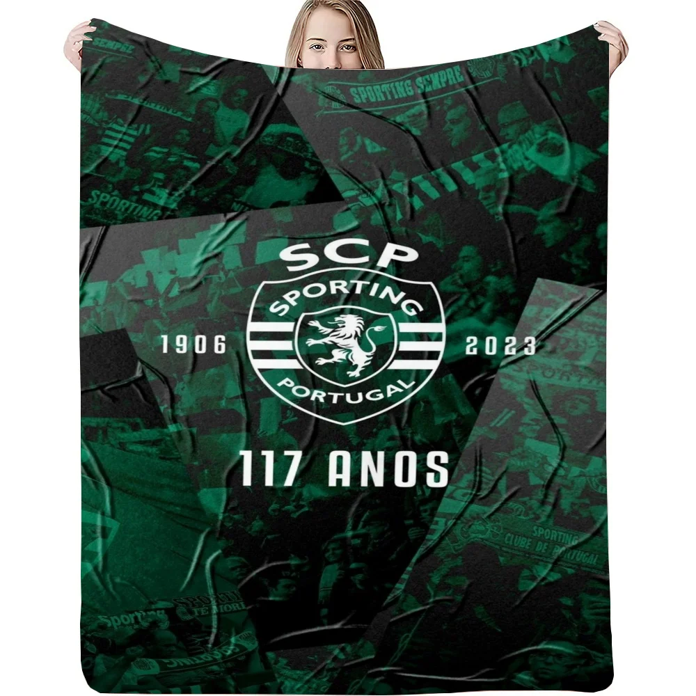Portuguese Sporting Football Clubs Logo Children's Blanket for Winter Plaid Blankets Sofa Decoration Bed Throw Blankets & Throws 4