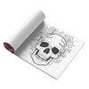 A Bold and Simple Decompression Creative Skeleton Pattern Coloring Book Featuring Rose Skeletons and Birds 5