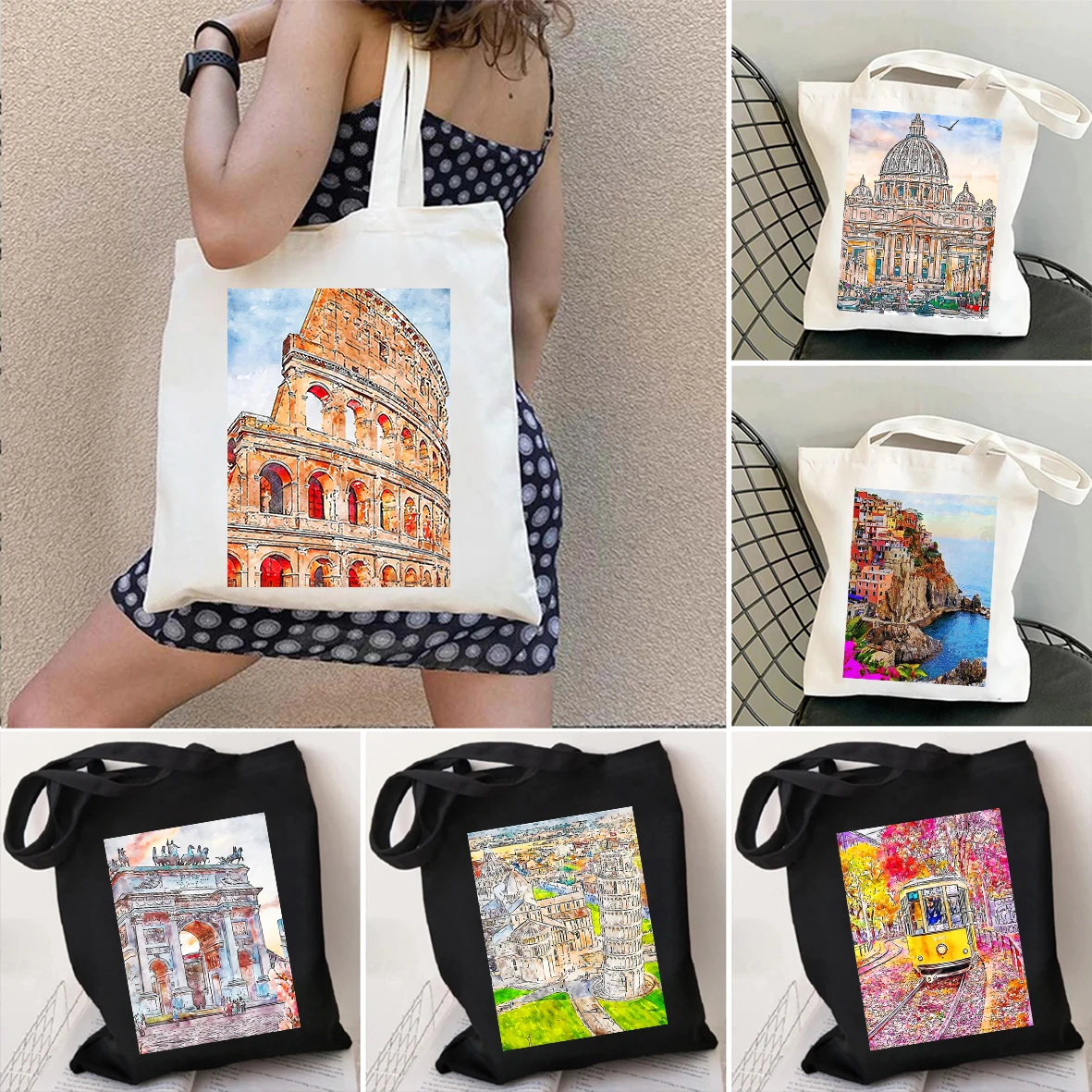 Duomo cloth handbag