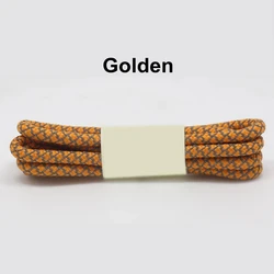 Vibrant Reflective Round Shoelaces - Multi-Length Options - 160cm (Golden)