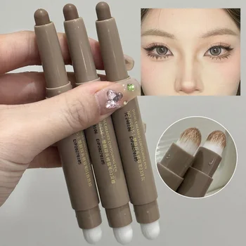 Ombretto per naso Abbronzanti Contouring Penna per trucco Naturale Grigio Marrone Tridimensionale Viso Ombra opaca Crema Contorno con pennello 1
