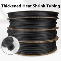 10/50/100 เมตร 3:1 Polyolefin สีดําท่อหดความร้อนความร้อนสายฉนวนสีแดง 1