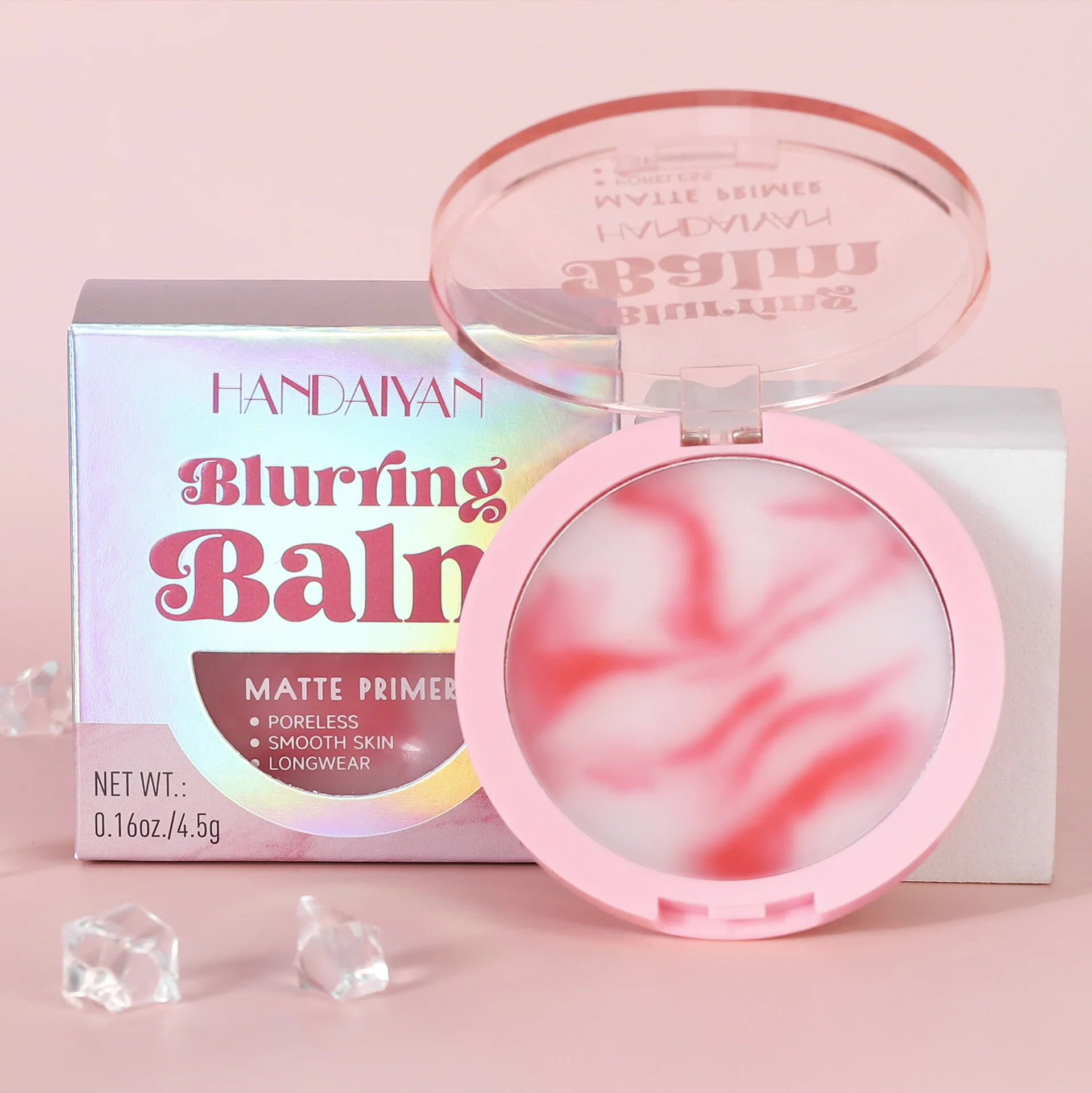 Natural, light, waterproof, oil-controlling, non-stuck powder, matte concealer, setting powder, portable facial cosmetics 6