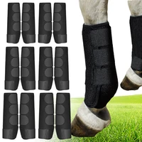 2pcs/set Horse Leg Wraps Shock Absorbing Horse Leg Protectors Tendon Protection Horse Leggings Equestrian Horse Racing Equipment 1