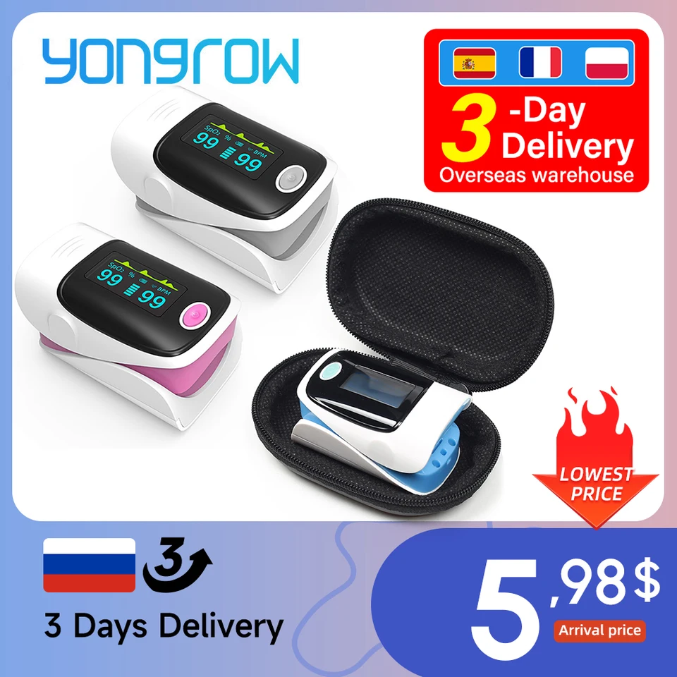 Yongrow poignet médical numérique tensiomètre sphygmomanomètre doigt  oxymètre de pouls SpO2 Saturation mètre famille santé - Historique des prix  et avis, Vendeur AliExpress - yongrow Official Store