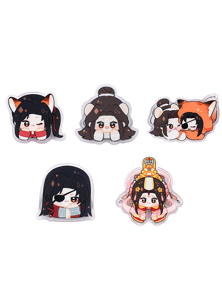 Tian Guan Ci Fu TGCF Cosplay PP Clip Stationary Paper Document Ticket Binder Game Around Marking Clips Xie Lian Folder Clip Toy