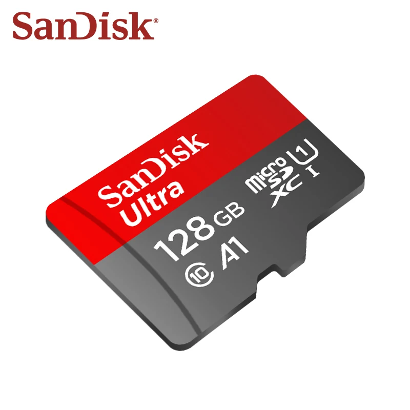 샌디스크 울트라 microSD 메모리 카드 A1 C10 플래시 TF 카드 (휴대폰/태블릿용) 32GB 64GB 128GB 256GB 마이크로 SD 저장 카드 최대 100Mb/s