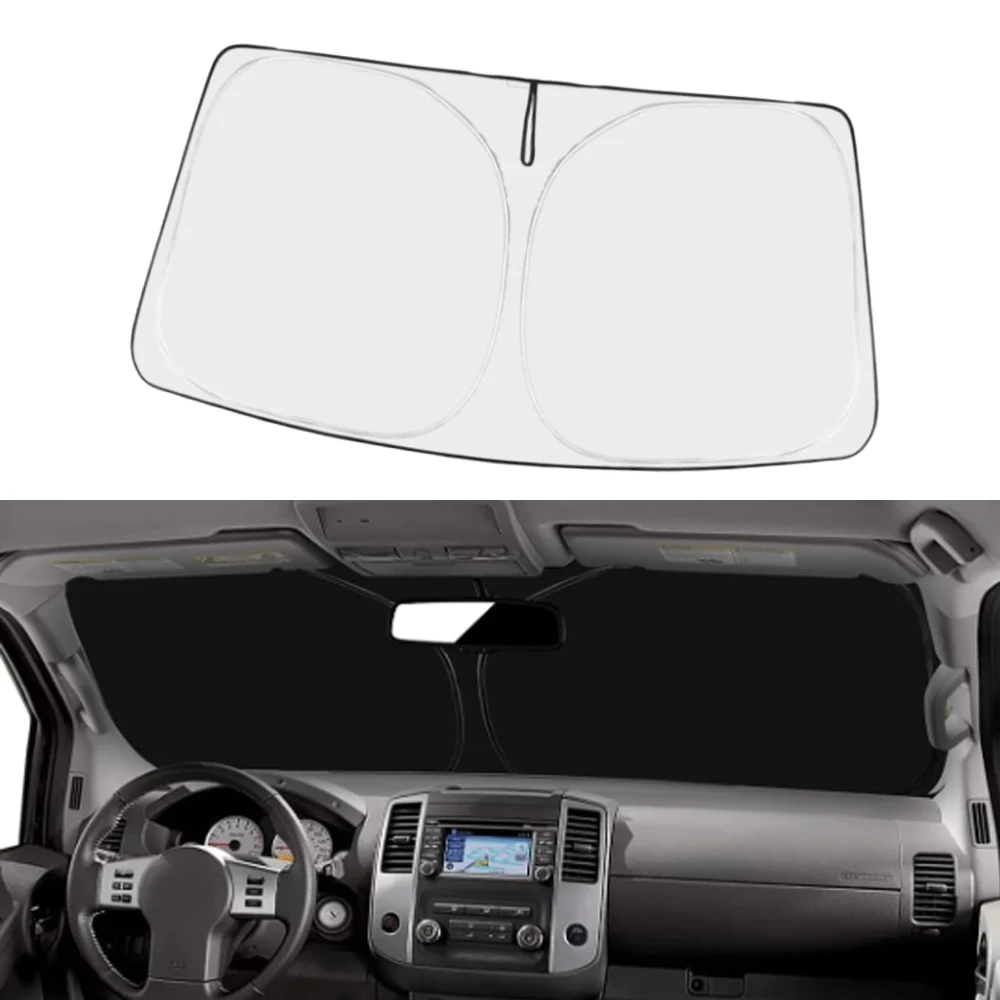 

Защитный козырек для переднего стекла, козырек от солнца для Nissan Frontier, 2Dr 4Dr KingCab CrewCab Pickup 2005-2021