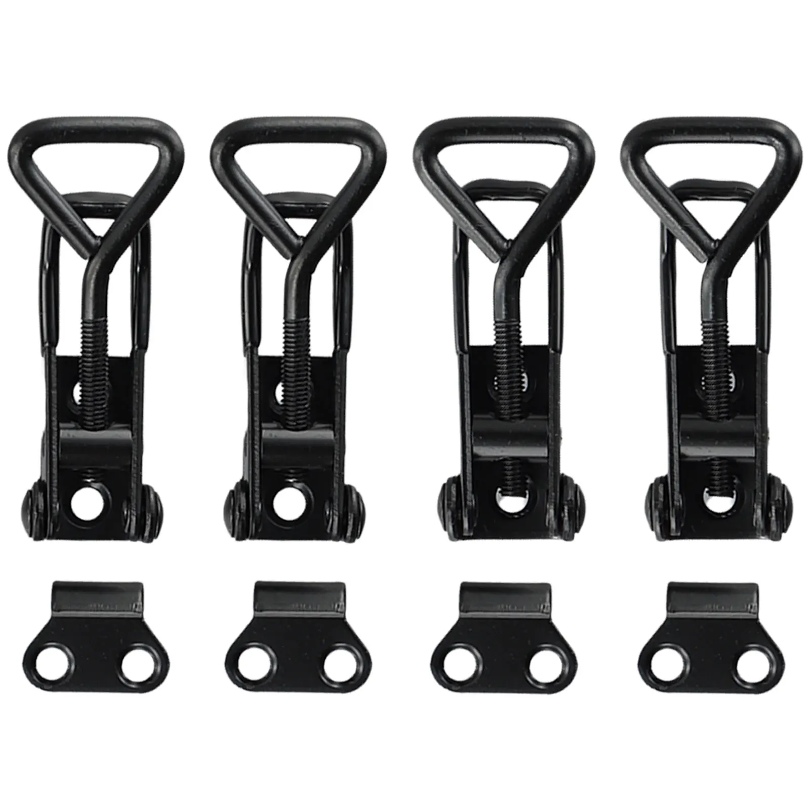 

4pcs GH-4001 Toggle Latch Catch Toggle Clamp Kit Adjustable Cabinet Boxes Lever Handle Lock High Carbon Steel Clips Cabinets