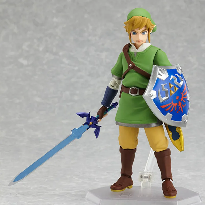 14Cm La Leggenda Di Zelda Skyward Sword Link Action Figure Figma 153 Accessori Intercambiabili Pvc Decorazione Da Collezione Modello Regalo