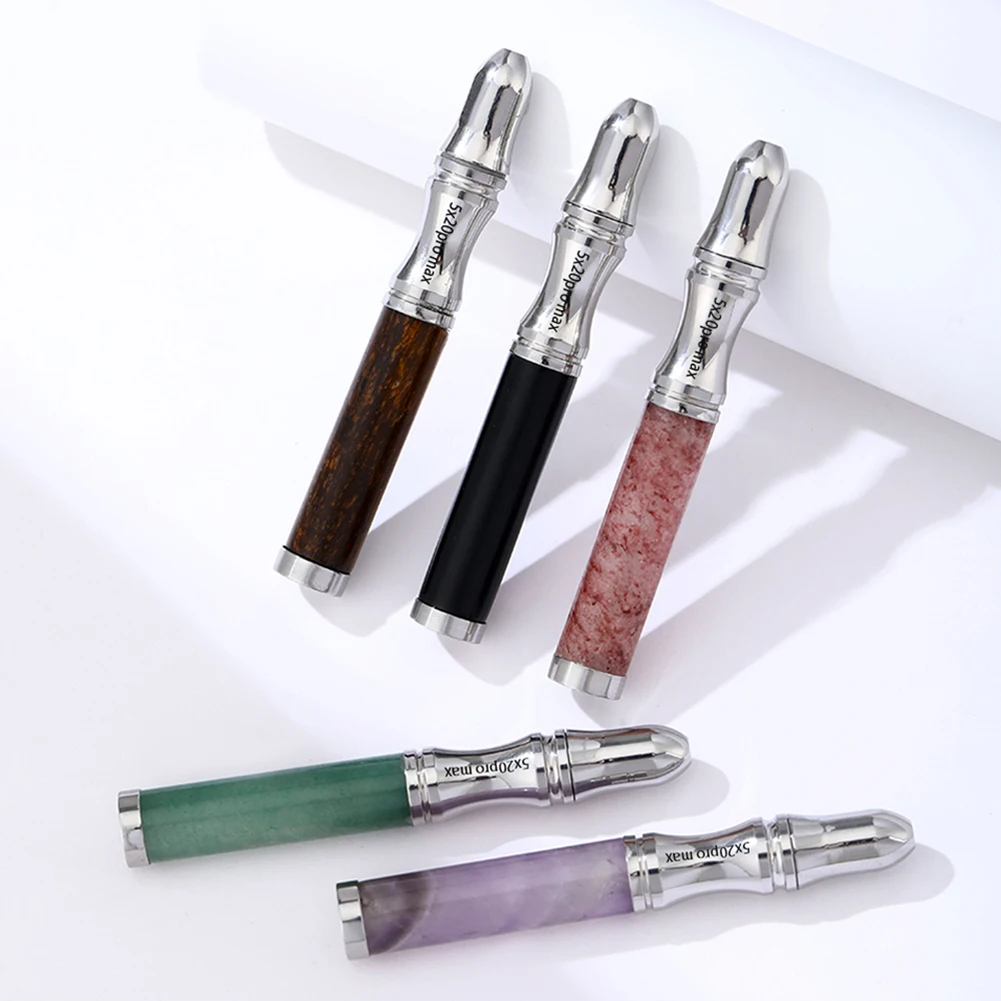 Titanium Steel Breathing Necklace for Stress Anxiety Relief Quit Smoking Stick Necklace Stop Smoking Aids Fidget Necklaces