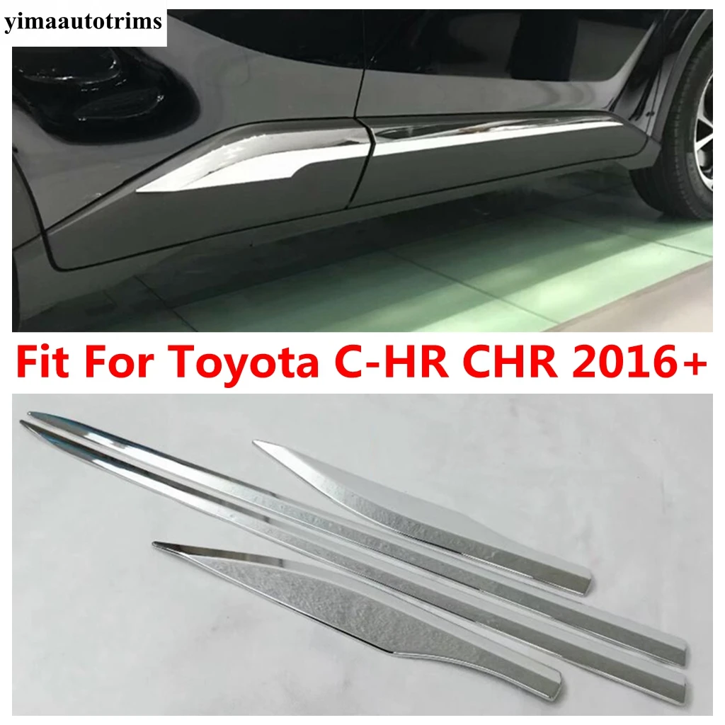 Abs Car Side Door Body Bottom Strip Modanatura Decorazione Copertura Trim Per Toyota C-Hr Chr 2016 - 2021 Accessori Auto Kit Esterno