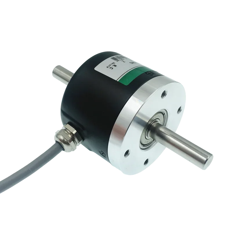 Description Picture 3 of itemWESTCREEK 8mm Solid Shaft Encoder Through Double Out Both Ends of The Shaft Increment Encoder Installed At Both Ends