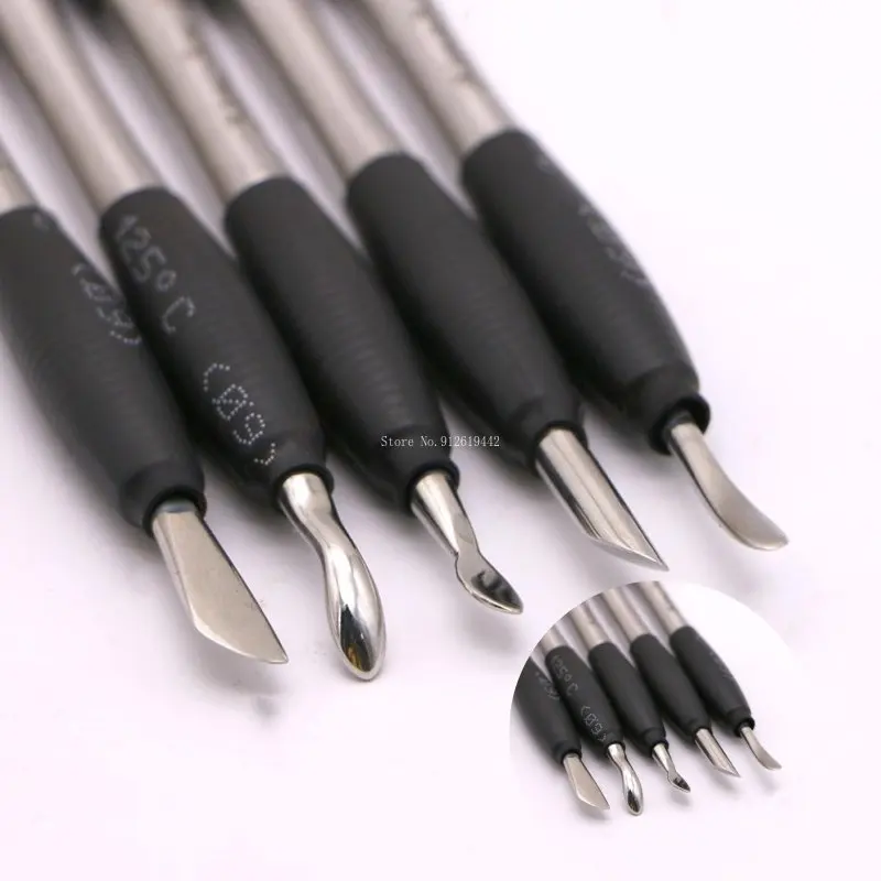 Stainless Steel Press Wipe Tool Sculptural Carving Knife DIY Leather Handicrafts Leather Belt Watchband Stereotyped Outline Tool
