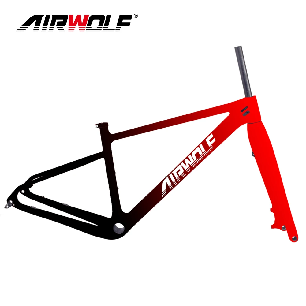 Airwolf Boost Mtb Frameset Con Forcella 29Er Hardtail Thru Axle 148*12Mm 110*15Mm T1000 Toray Carbon Mountain Bike Frame S M L Xl