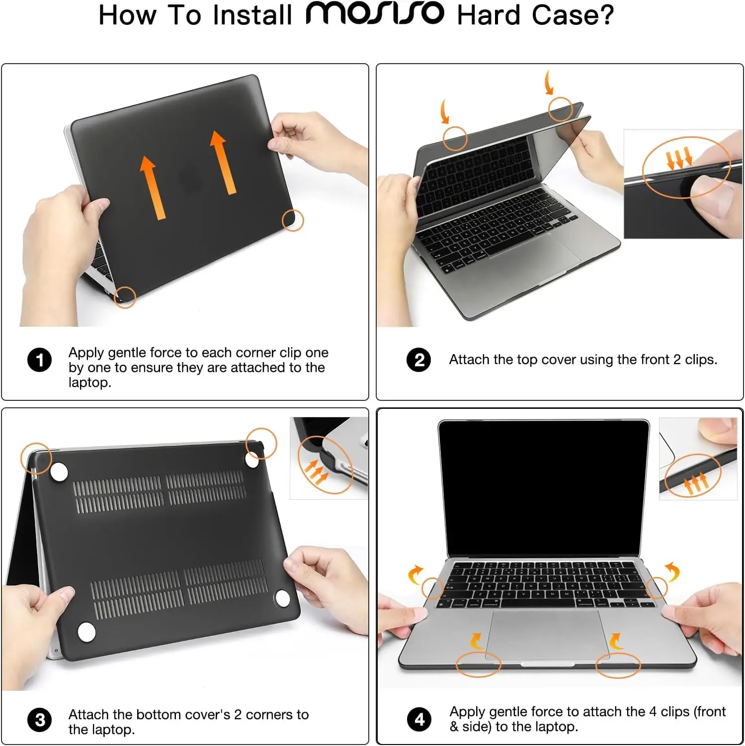 Premium Laptop Case for MacBook Air & Pro - Durable Protective Cover for 13-16 Inch Models