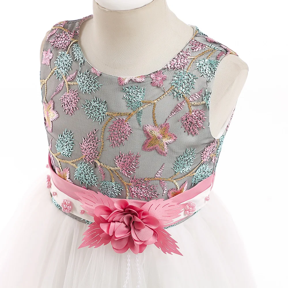 Children's Dresses Flower Girls Wedding Prom Dress for Girl Elegant Baby Clothes Evening Princess Party Carnival Easter