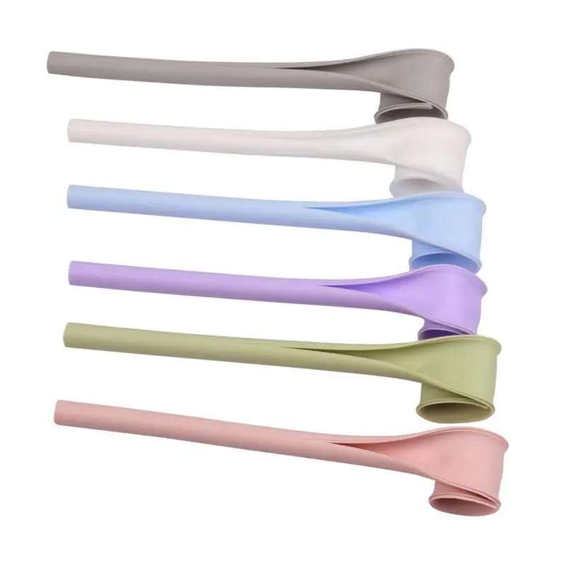 

6PCS Silicone Straws Reusable Detachable Straw Home Creative Straw Soft Drinking Openable Snap Straw For Party Kitchen Travel