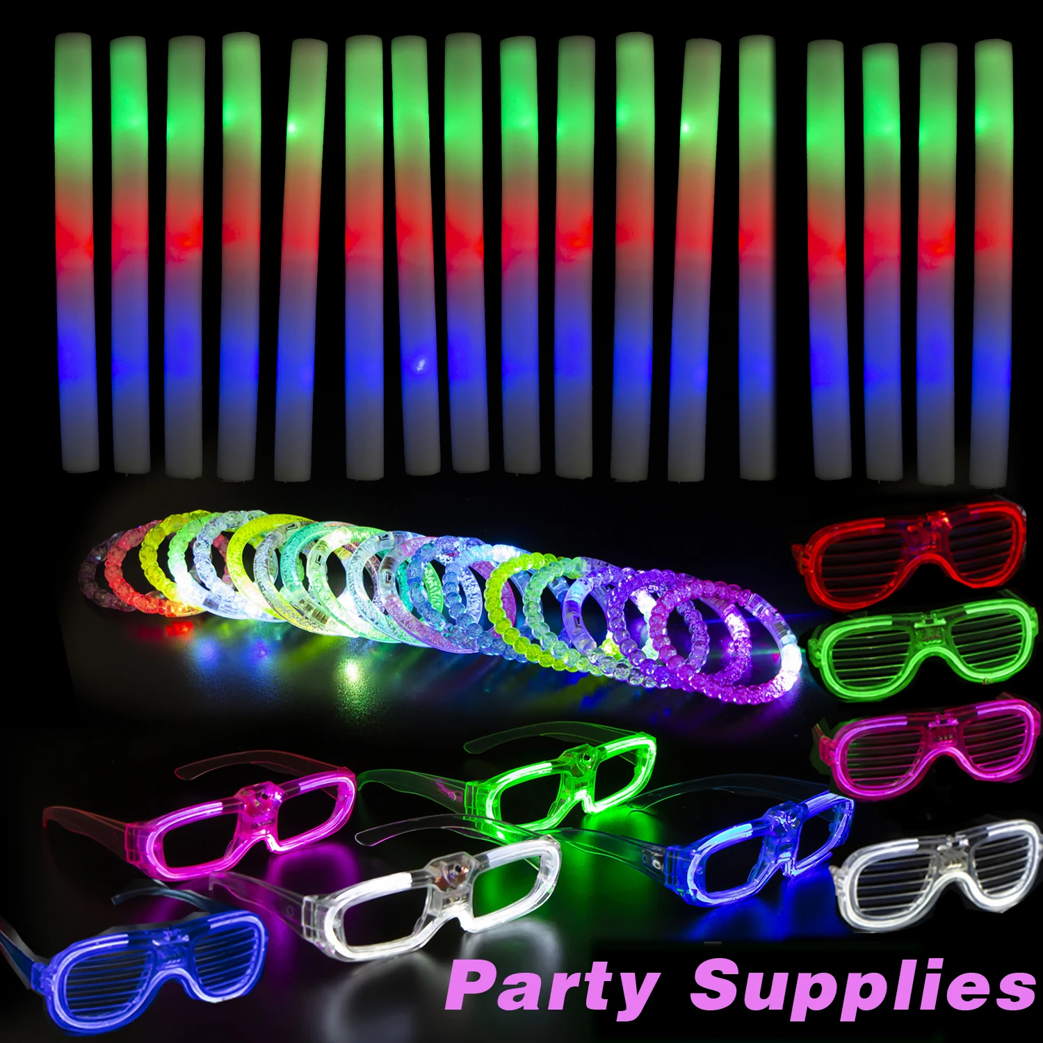 Pianki Led zabawki LED Party dobrodziejstw świecące w ciemności ...