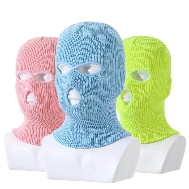 Masque Tactique 3 Trous, Casquette De Ski Complète, Cagoule Dhiver, Casque  De Moto, Bonnets Tricotés, Chapeau GQKY Du 5,64 €