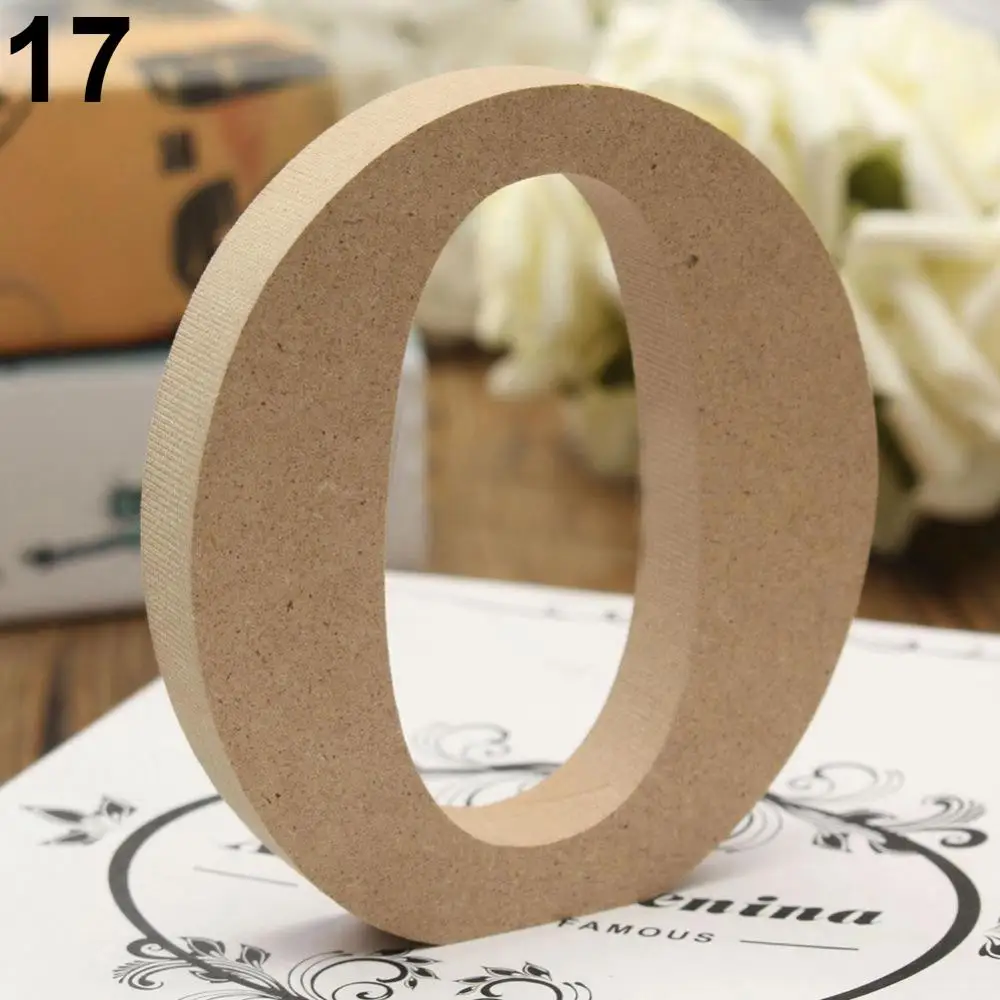 Wooden Letters A-Z Alphabet Decorations 1pc wooden letter decor
