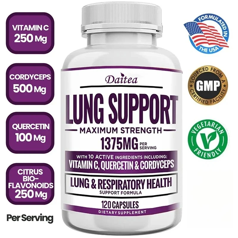 Lung & Breathing Support Supplement – Cleansing & Detox Formula