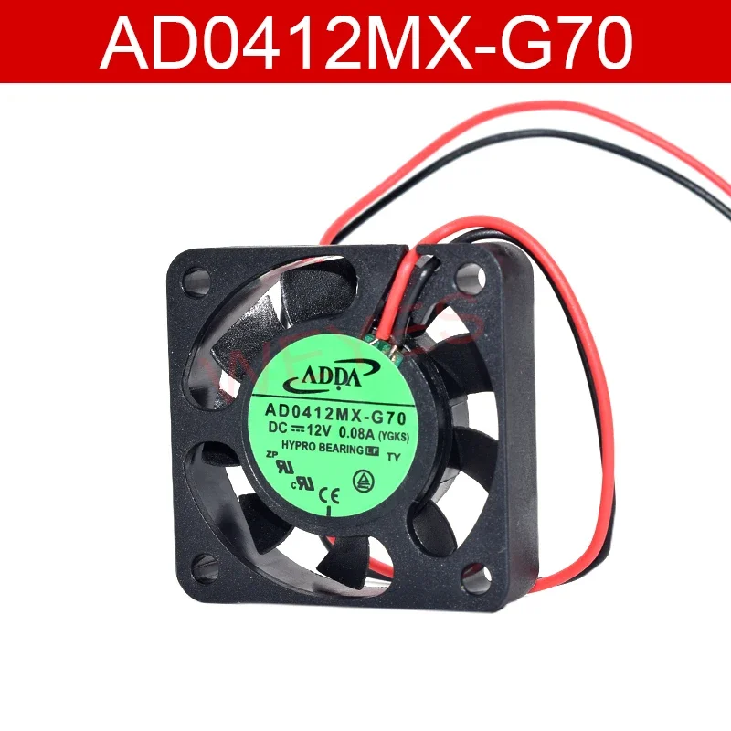 Pinos Novo Ventilador de Refrigeração para Adda Refrigerador Silencioso para Micro Dispositivos Monitor de Energia Ad0412mx-g70 40*40*10 mm Dc12v 0.08a