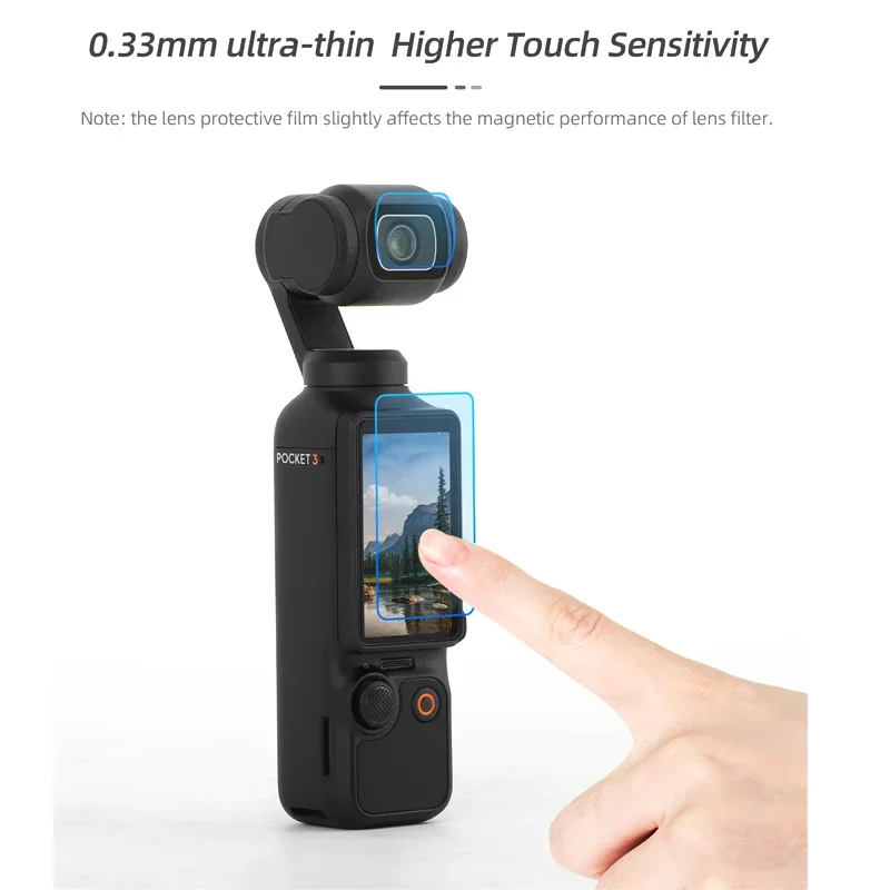 Protection Film Lens Screen Tempered Glass Films camera accessories action camera accessories For DJI Osmo Pocket 3 Gimbal Camera
