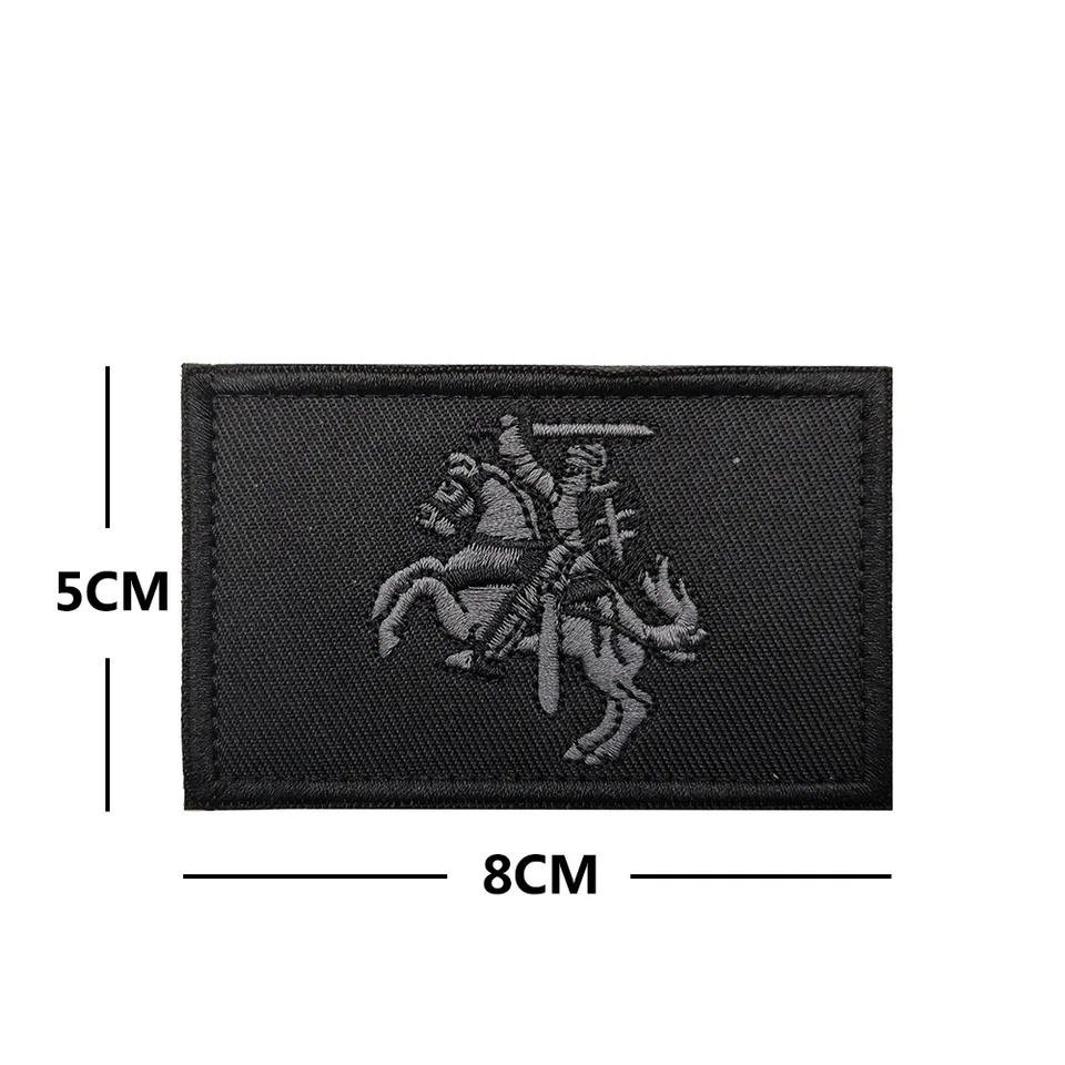 Toppa Termoadesiva Bandiera Lituana – Personalizza Giacche, Zaini E T-Shirt (7,1 X 4,9 Cm)