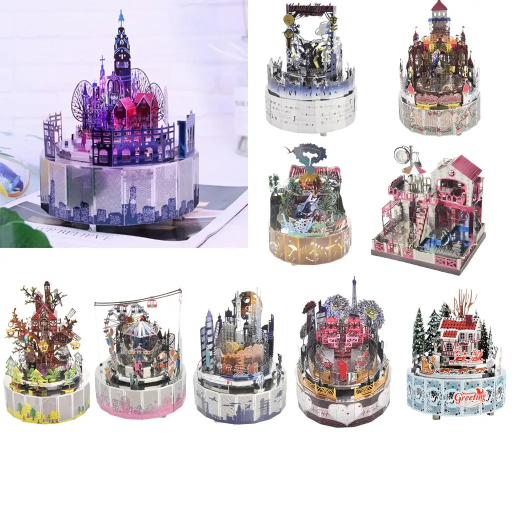 

puzzle Musical Toys Assemble Model Building Kits Birthday Gift for Kids