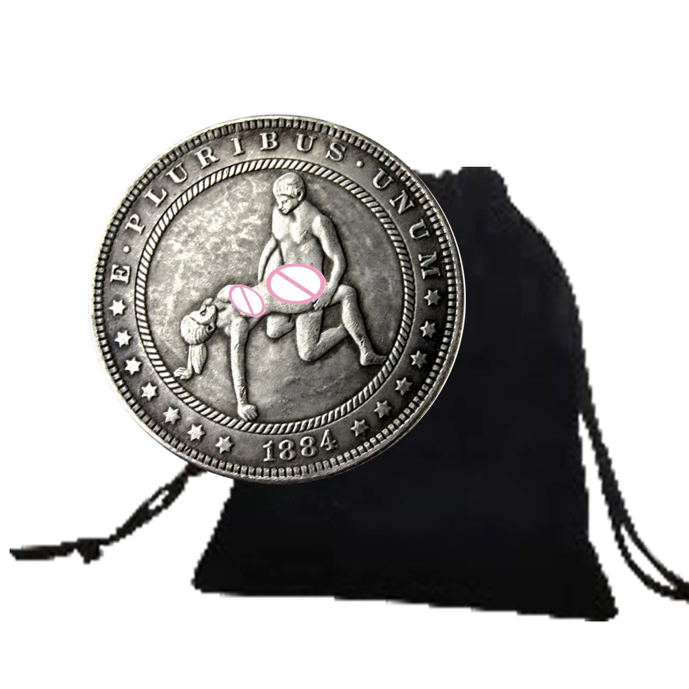 Couple Romantic Love Art Coin US Hobo Nickel Coin Lucky Fun Game Challenge Funny Pocket Morgan Ornaments Gift