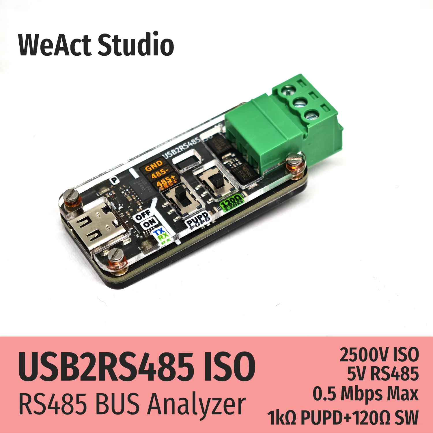 โมดูลแปลงสัญญาณ RS485 สำหรับอุตสาหกรรม