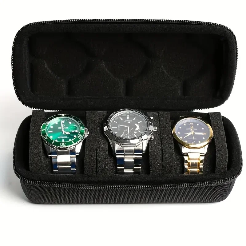 1pcs Multi-Slot Watch Storage Box Protective Display Case Organizer for Portable Travel Jewelry Holder Watch display box