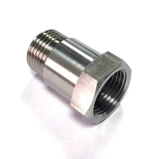 Oxygen Sensor Adapter Oxygen Sensor Accessories 1pcs Stainless Steel M18 X 1.5 Bung Thread O2 Oxygen Sensor Test Pipe Extension Extender Adapter Spacer