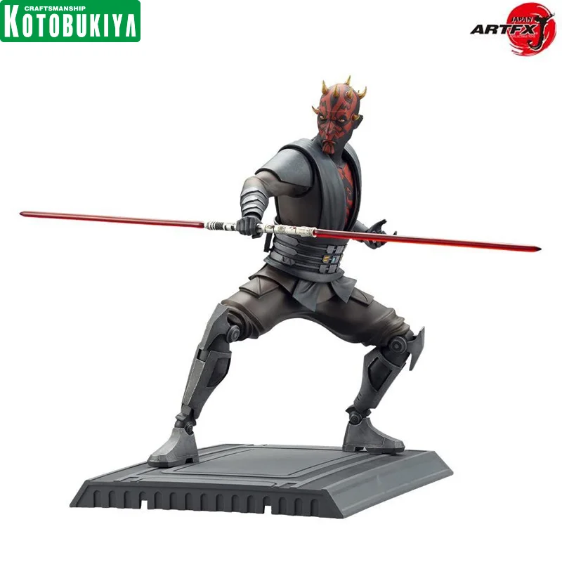 Kotobukiya Star Wars Clone Wars Artfx Darth Mall Clone Wars Edition 1/7 Anime Figure Action Model Giocattoli Da Collezione Regalo