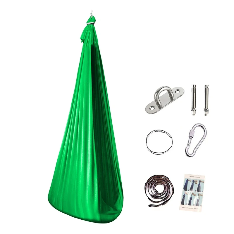 Kids Summer Hammock for Autism Yoga Hammock Comfortable Cloth Hanging Nest Napping Bed for Kids Adults 3