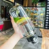 750-2000ml Large Capacity Glass Water Bottle Transparent Milk Juice Cup Outdoor Portable Leakproof Drinkware Tea Water Bottle 4