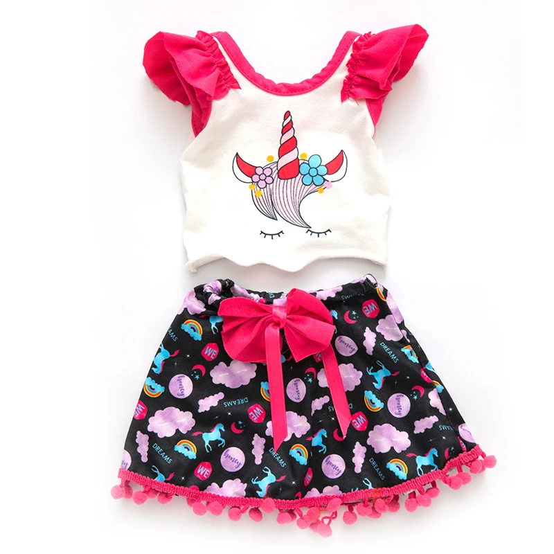 Doll Clothes Tutu Dress Lace 43 Cm for 18 Inch Girl Doll Casual Outfits Toys Wear