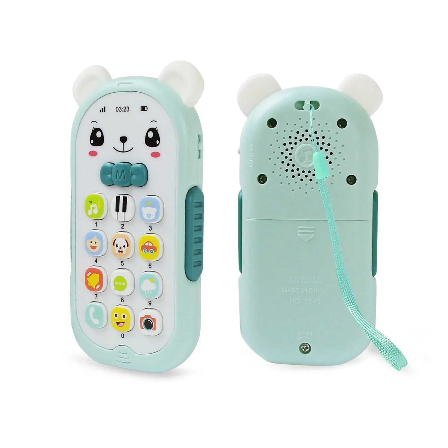 Electronic Musical Phone Toy for Babies Over 1 Year Old Plastic Baby Phone Mobile Toy with Educational Features 5