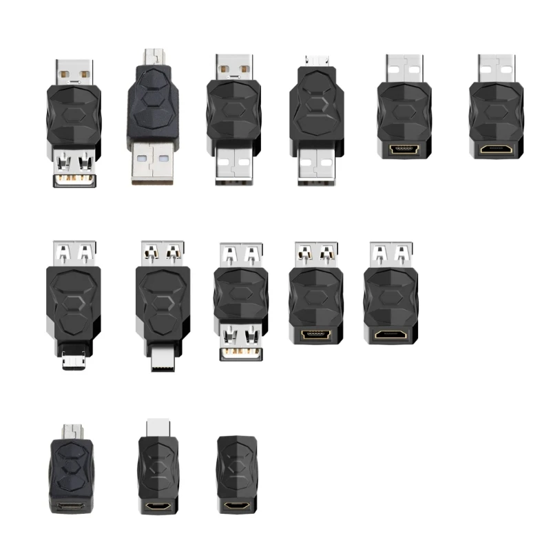 

Usb to Micro USB Mini USB Adapter Converter Usb Male Female Converter 480Mbpsfor Phone Tablet Camera Charging Adaptor