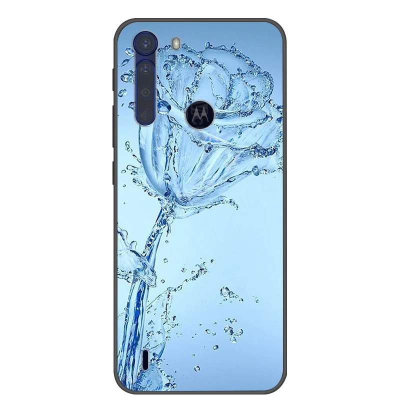 Fashionable Cool Soft Silicone Cover for Motorola One Fusion+ Phone