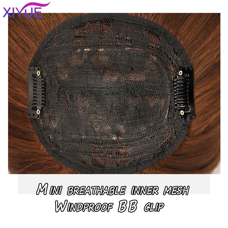XIYUE   Wig female manga bangs long straight hair with top bangs patch wig patch air bangs wig patch